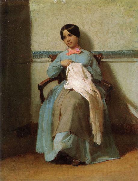William-Adolphe Bouguereau Portrait of Leonie Bouguereau